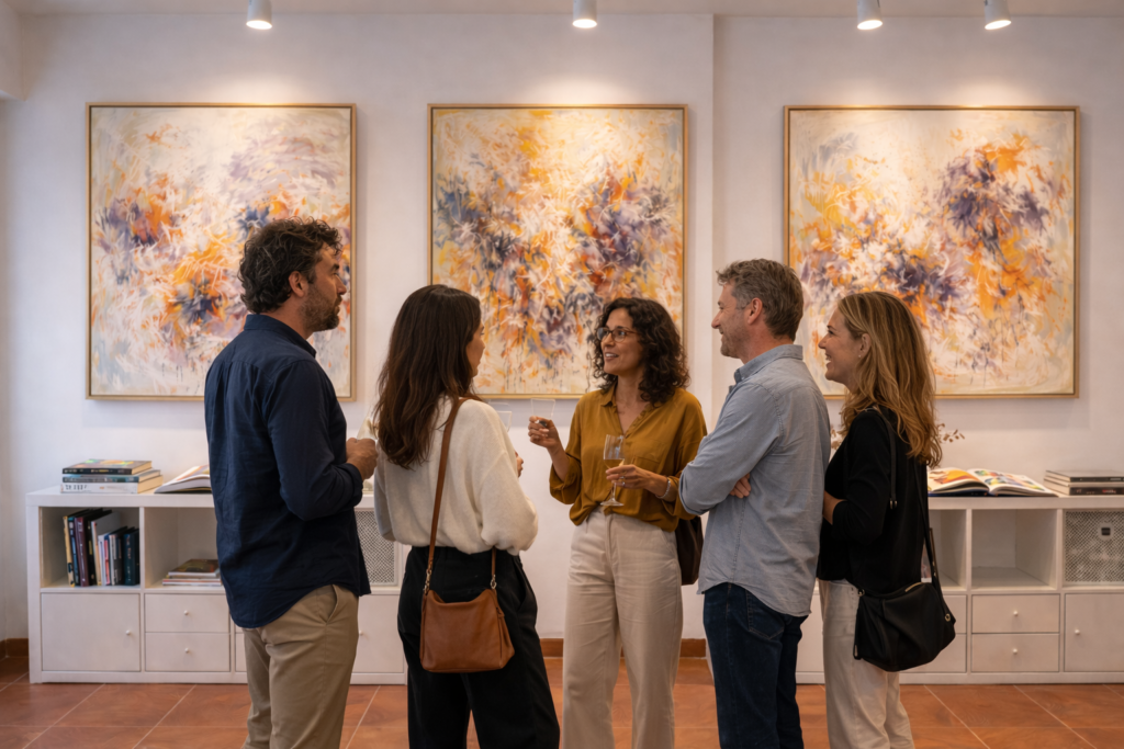 Casi Al Final De La Conversacion En La Galeria 1024x683