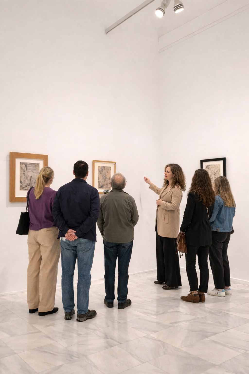 Home visita guiada en la galería de arte (1)